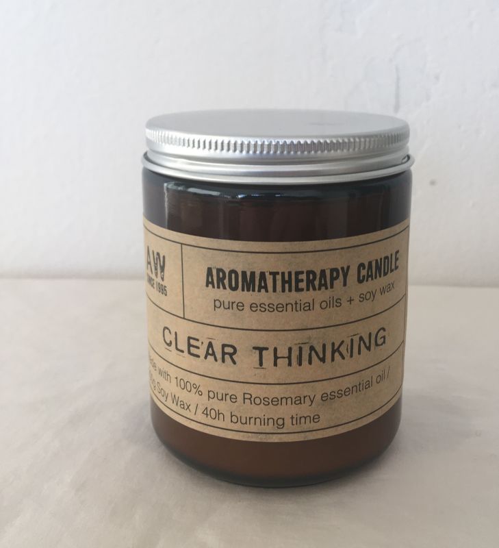 Aromaterapeutická sójová svíčka 200 g – Jasné myšlení
