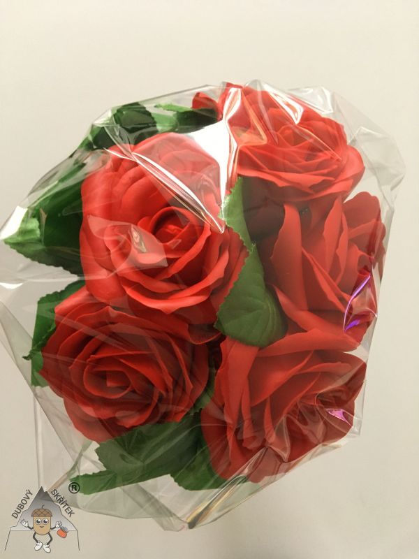 Mýdlové Květy - Velké Růže – Červené 5