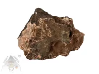 Achát troskový – přírodní minerál s nepravidelnou, porézní strukturou v béžovo-hnědých odstínech