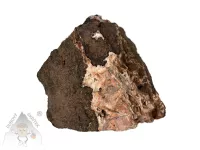 Achát troskový – přírodní minerál s nepravidelnou, porézní strukturou v béžovo-hnědých odstínech