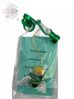 Andělíček z baňky – jemná ruční dekorace na vánoční stromeček Dubový skřítek Andělíček z baňky - kouzelná dekorace na vánoční stromek