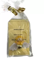 Andělíček z baňky – jemná ruční dekorace na vánoční stromeček Dubový skřítek Andělíček z baňky – jemná ruční dekorace na vánoční stromeček Dubový skřítek