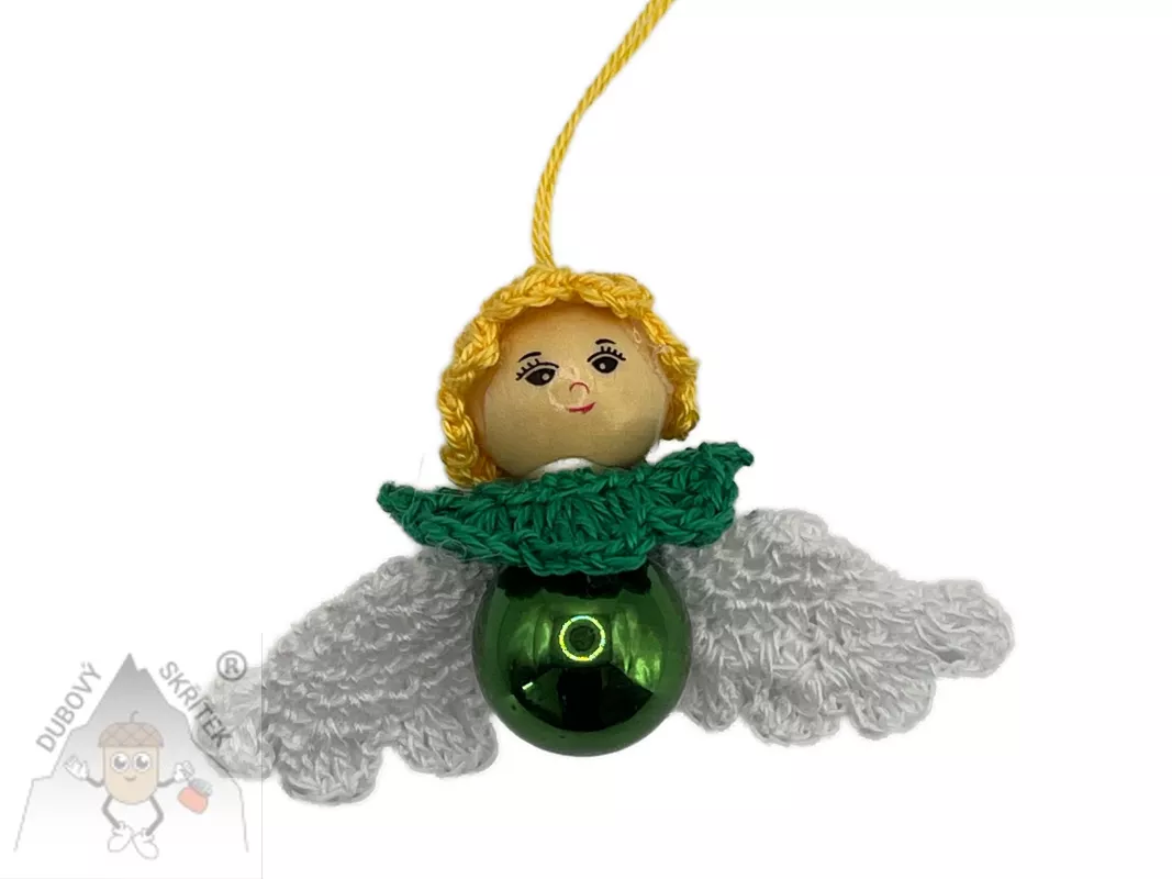 Andělíček z baňky - kouzelná dekorace na vánoční stromek