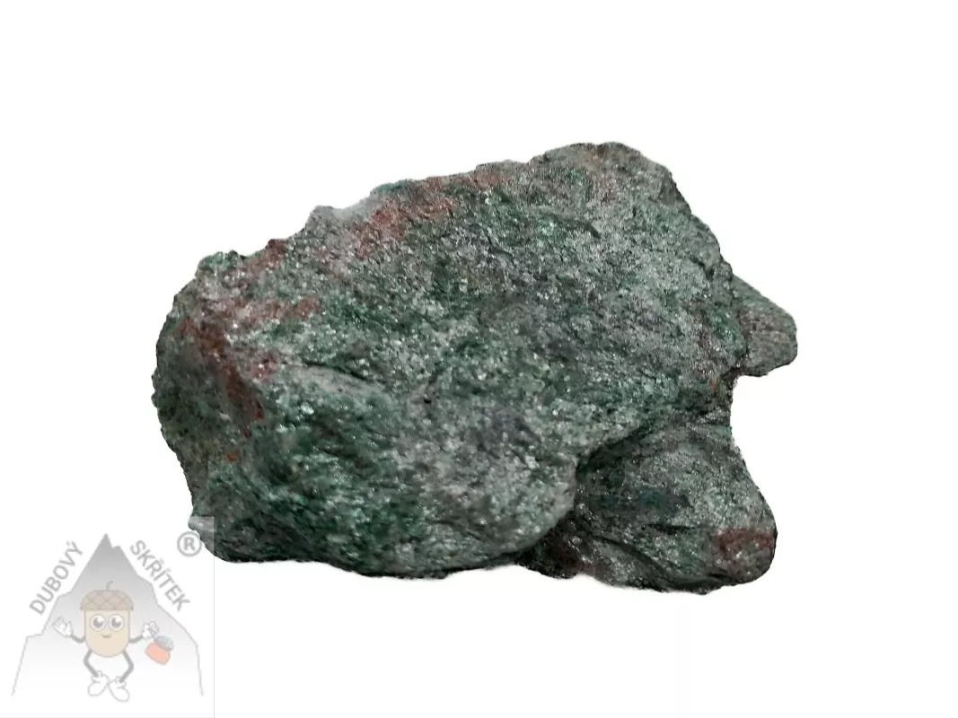 Fuchsit – zelený třpytivý minerál