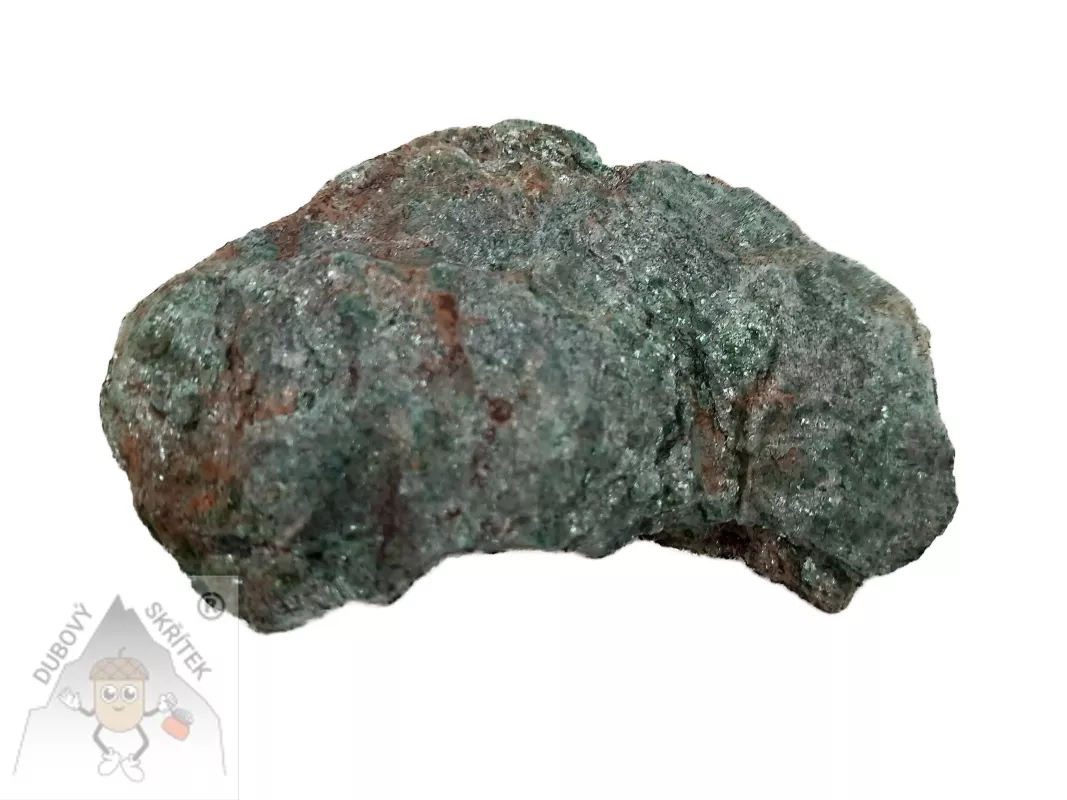 Fuchsit – zelený třpytivý minerál