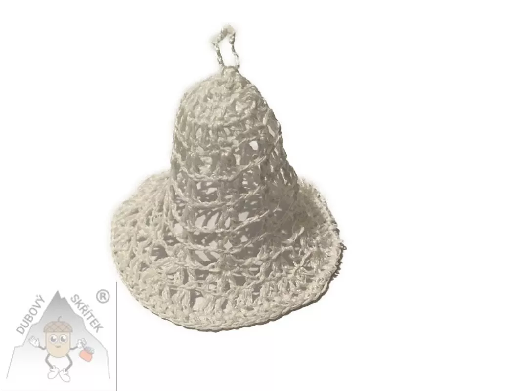 Háčkované zvonky střední - jemná ozdoba s duší Vánoc