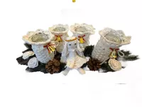 Háčkovaný adventní svícen - kouzlo ruční práce pro sváteční čas