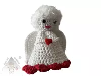 Háčkovaný andílek - strážce klidu a lásky