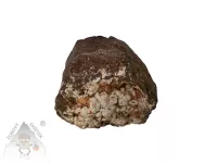 Jaspis surový – přírodní minerál v hnědo-červených odstínech s přírodní kresbou