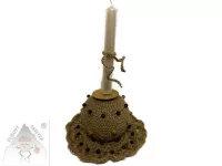 Jutový svícen - přírodní krása v jednoduchosti