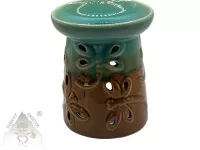 Keramická aroma lampa Vážka „Rustikální elegance“