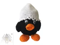 Kuřátková dózička černá– roztomilý úložný prostor s jarním nádechem