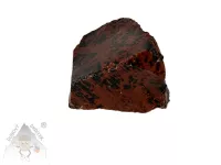 Mahagonový obsidián – leštěný kámen s hnědo-černým vzorem