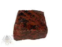 Mahagonový obsidián – leštěný kámen s hnědo-černým vzorem