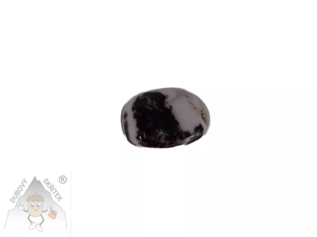 Mramor zebra tromlovaný– přírodní pruhovaný kámen v odstínech bílé a šedé