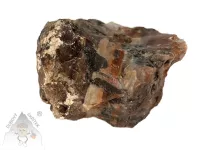 Opál dřevitý (1) – přírodní minerál se strukturou zkamenělého dřeva Opál dřevitý – přírodní kámen s kresbou připomínající zkamenělé dřevo