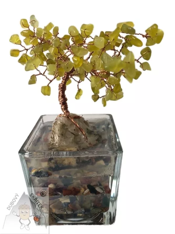 Stromeček štěstí ve skle – Citrín (1)