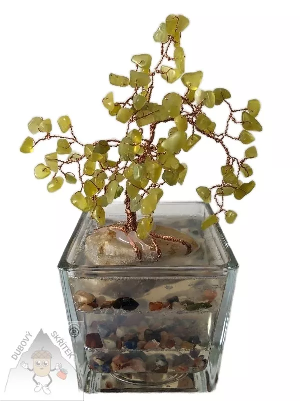 Stromeček štěstí ve skle – Citrín (2)