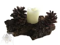 Svícen s vůní lesa - jednoduchá elegance pro zimní večery Svícen s vůní lesa - jednoduchá elegance pro zimní večery