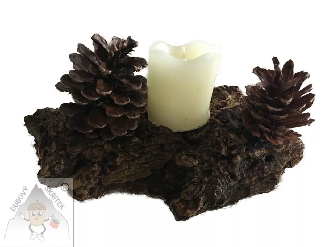 Svícen s vůní lesa - jednoduchá elegance pro zimní večery