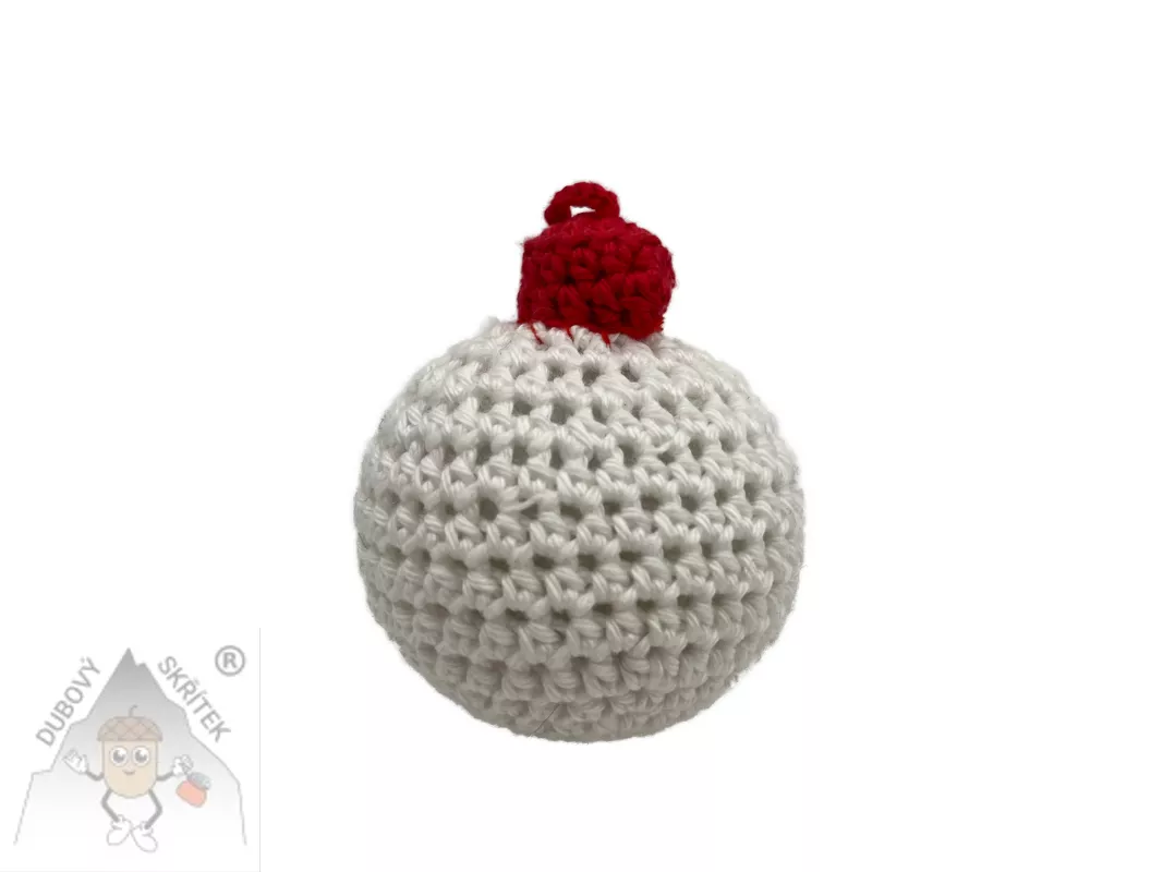 Vánoční koulička - háčkovaná krása na stromeček Dubový skřítek Vánoční koulička - háčkovaná krása na stromeček