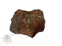 Vybroušený achát s krásným páskováním a křemenným středem