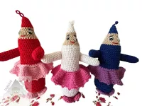 Háčkovaná pastelka amigurumi ručně vyráběná dekorace hračka