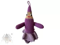 Háčkovaná pastelka amigurumi ručně vyráběná dekorace hračka