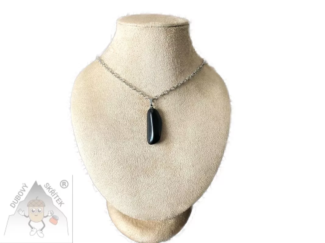 Řetízek s přívěskem z obsidiánu – přírodní elegance a ochranná síla